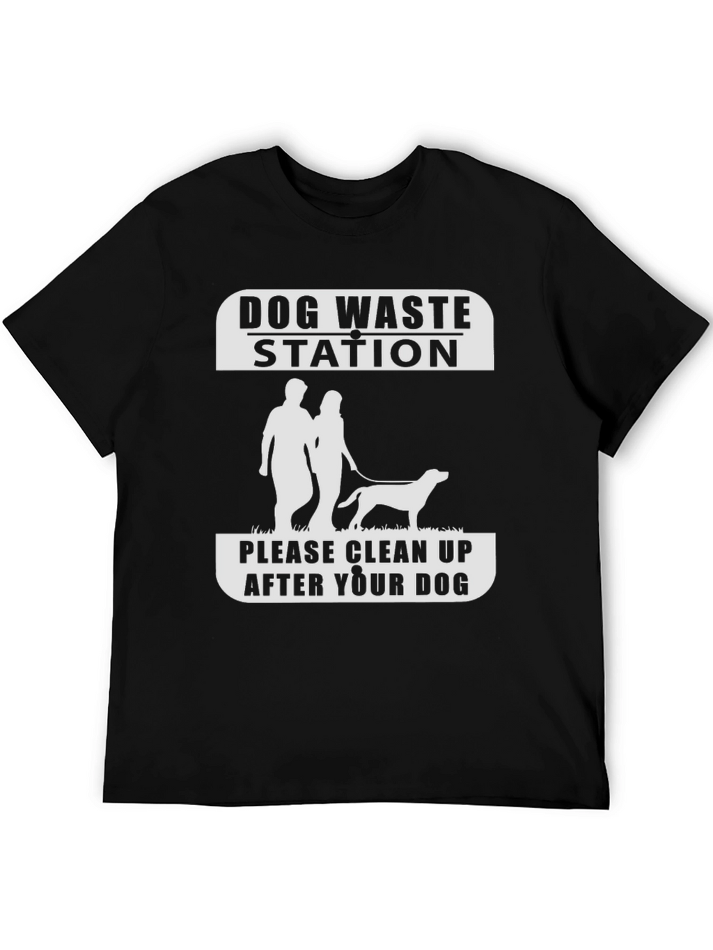 Dog Waste Station Novelty T-Shirt