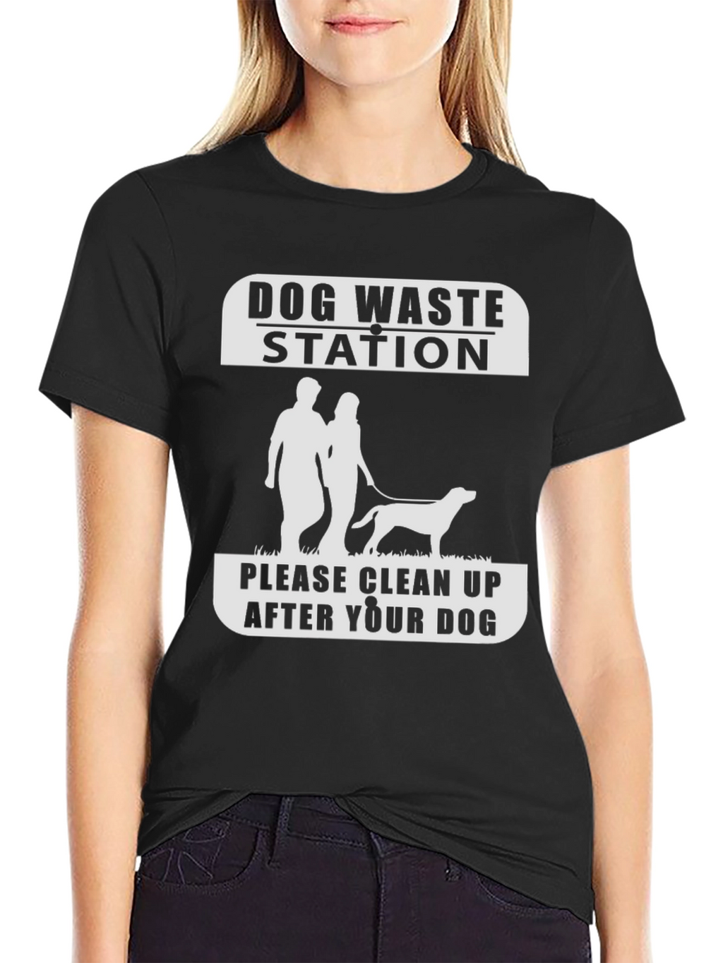 Dog Waste Station Novelty T-Shirt