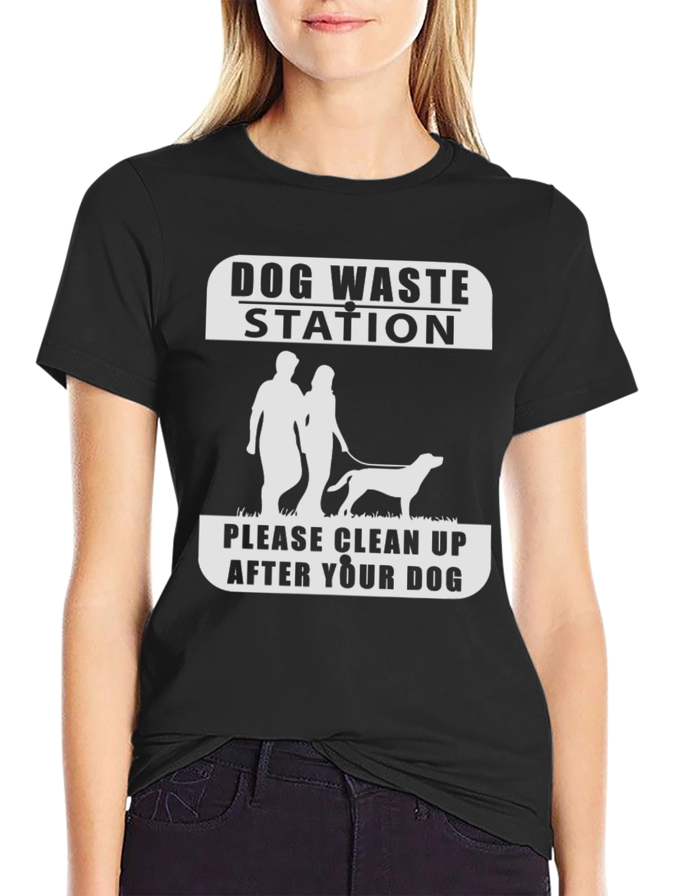 Dog Waste Station Novelty T-Shirt