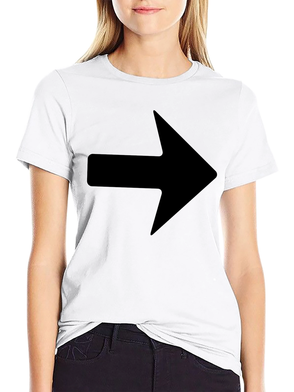 Right Arrow Graphic T-Shirt - Classic Design