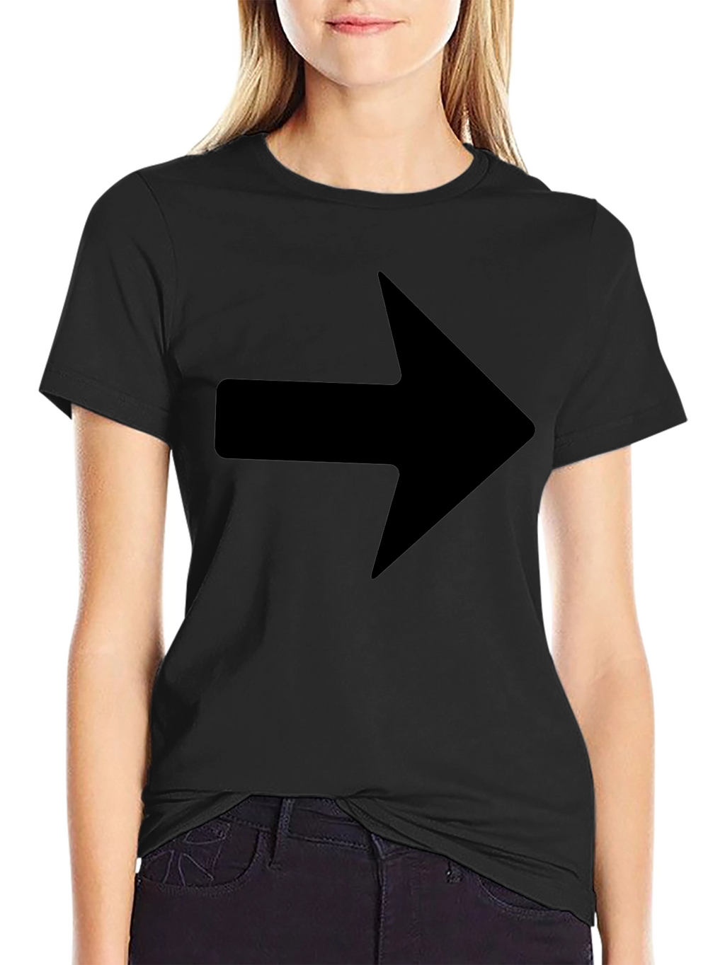 Right Arrow Graphic T-Shirt - Classic Design