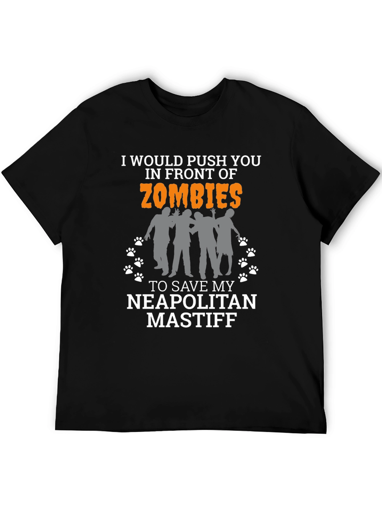 I Would Push You in Front of Zombies T-Shirt