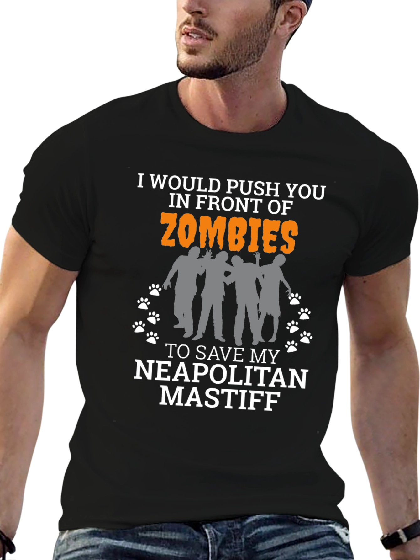I Would Push You in Front of Zombies T-Shirt