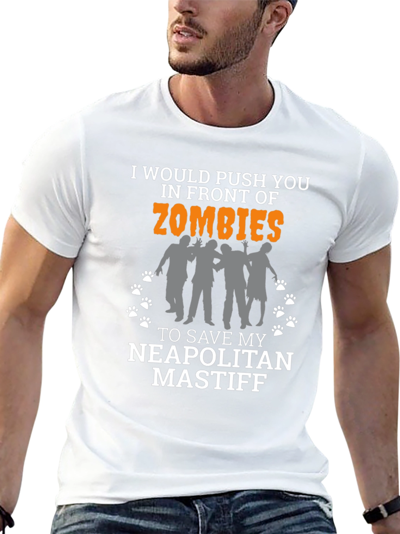 I Would Push You in Front of Zombies T-Shirt