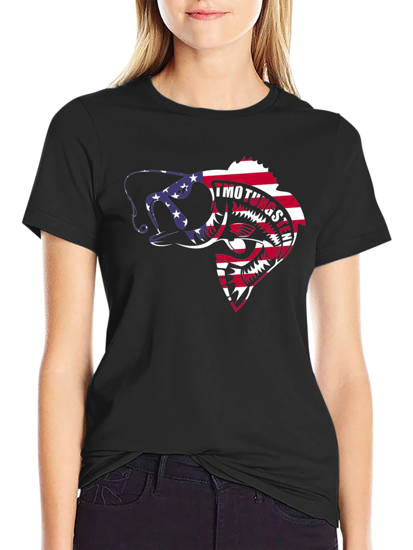 American Flag Fish Graphic Tee - Anglers Pride
