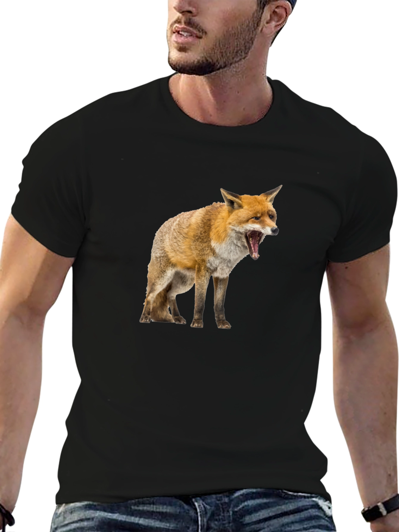 Fox Graphic Black T-Shirt