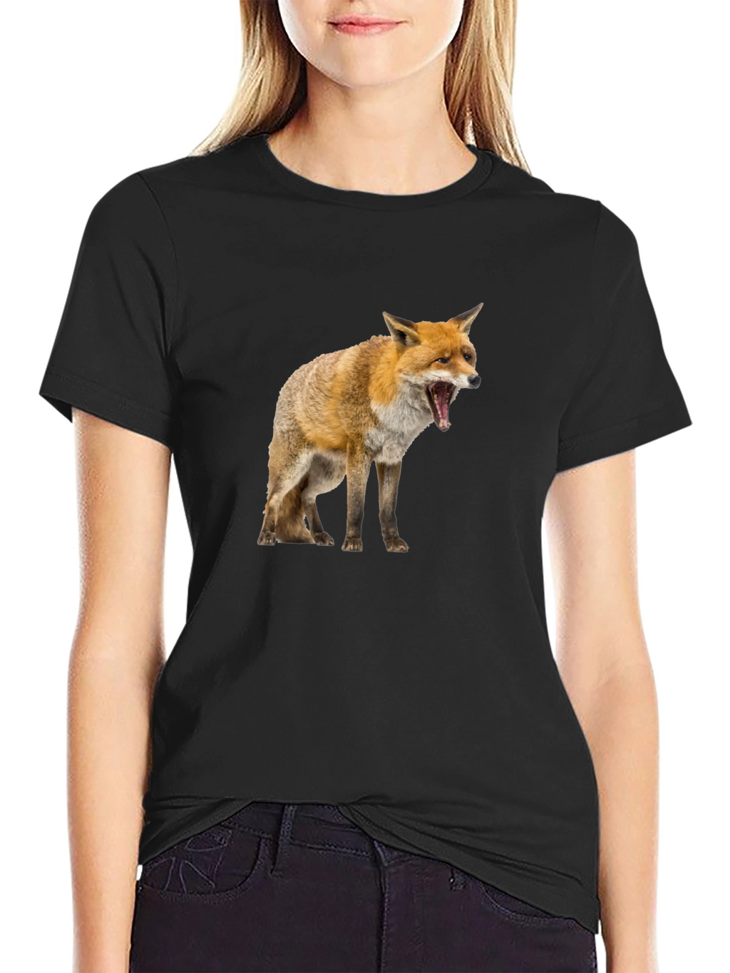 Fox Graphic Black T-Shirt