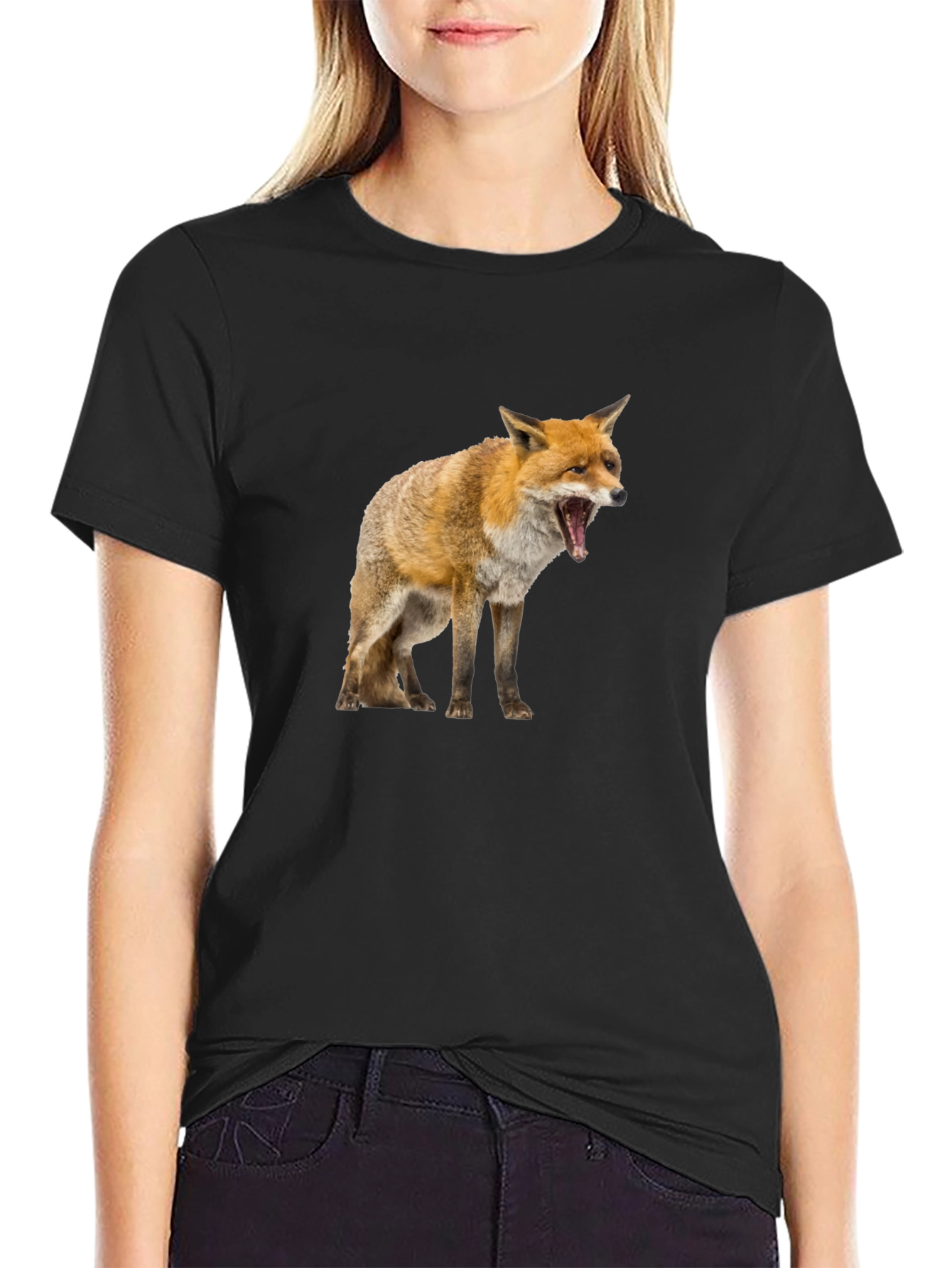 Fox Graphic Black T-Shirt
