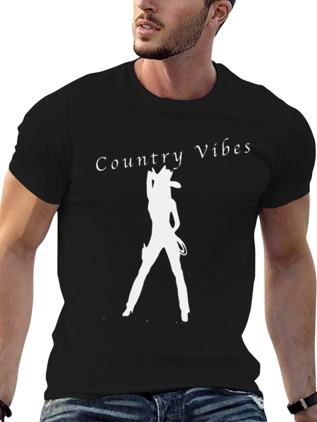 Country Vibes Graphic Tee - Western Style