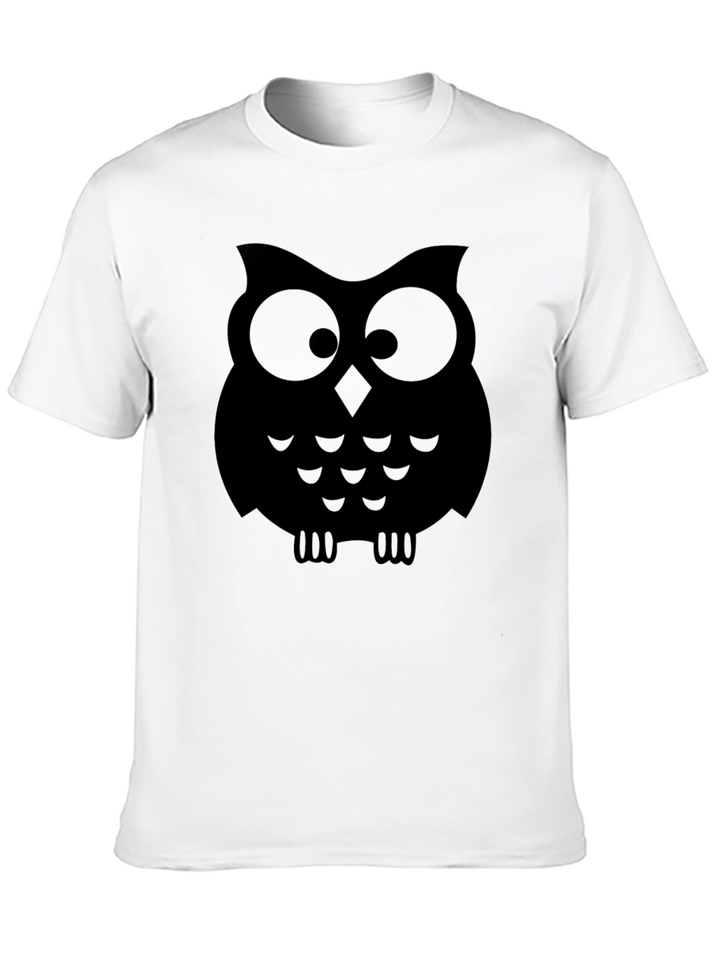 Owl Graphic Black T-Shirt