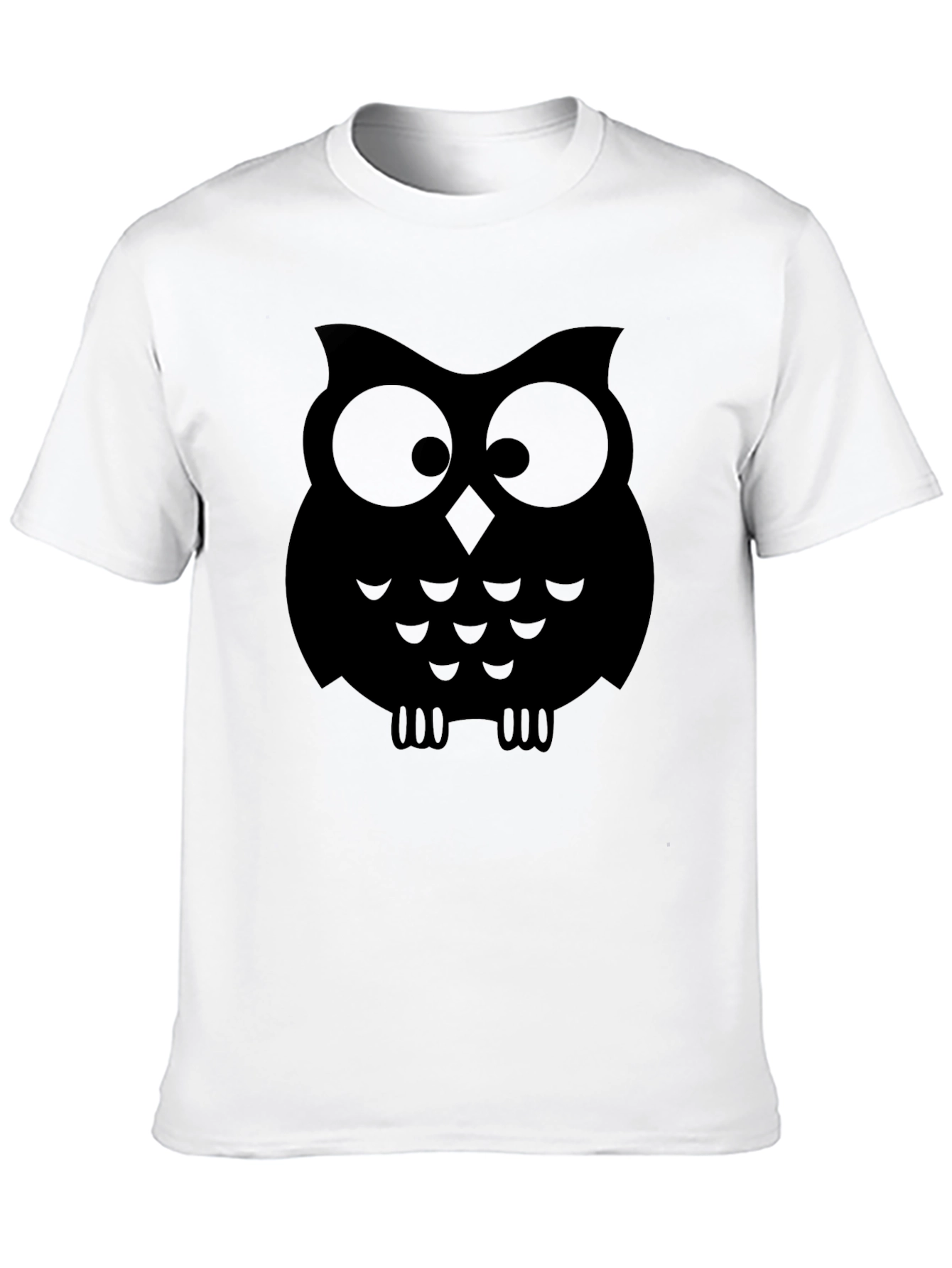 Owl Graphic Black T-Shirt