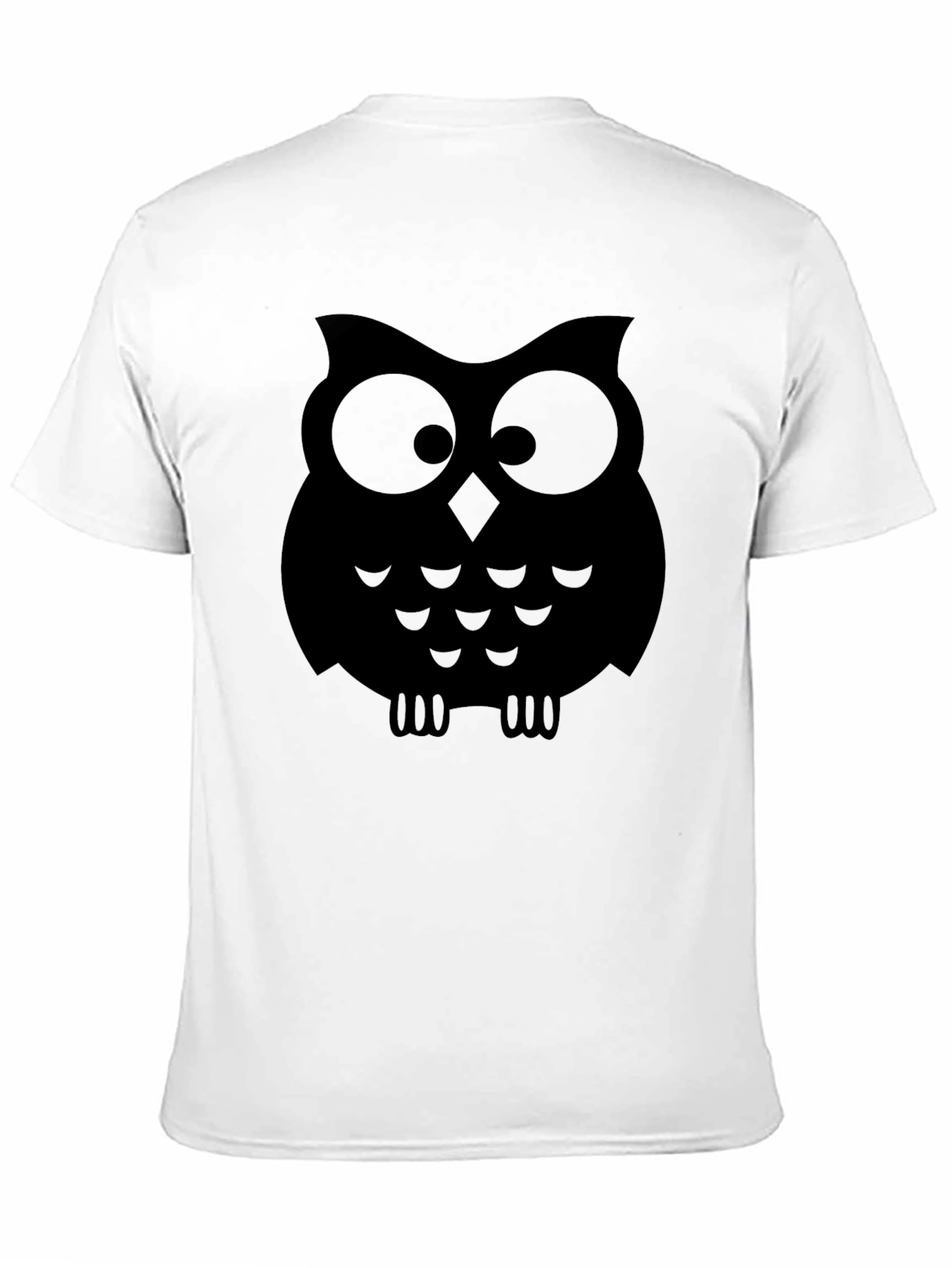 Owl Graphic Black T-Shirt
