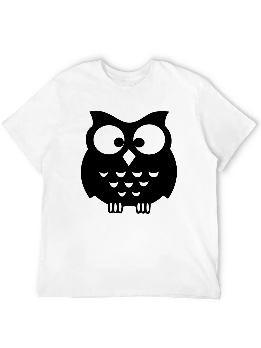 Owl Graphic Black T-Shirt