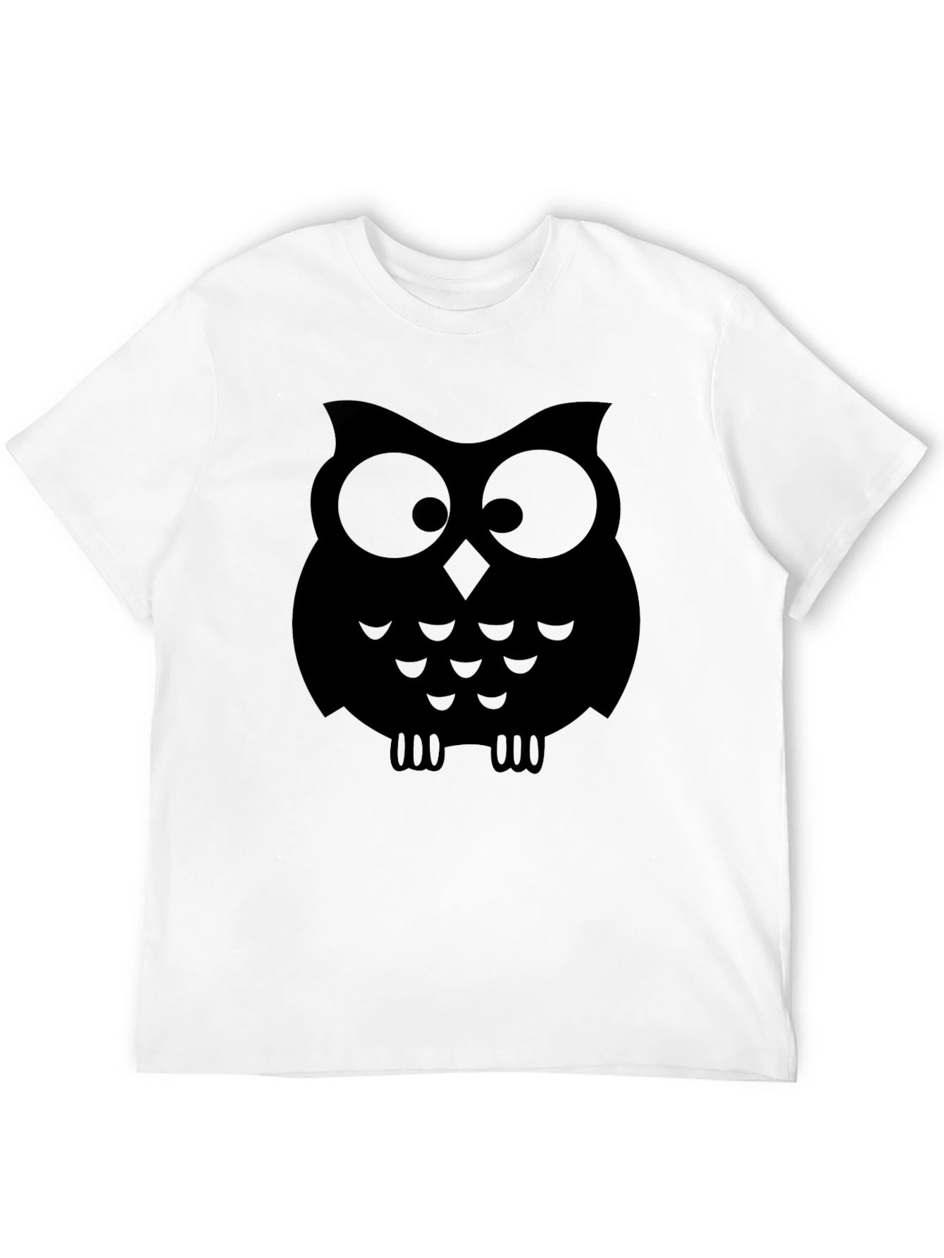 Owl Graphic Black T-Shirt