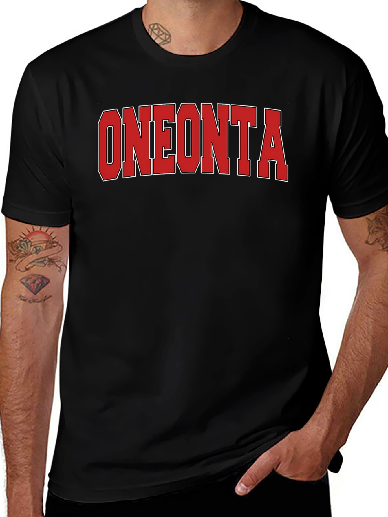 Oneonta College Black T-Shirt