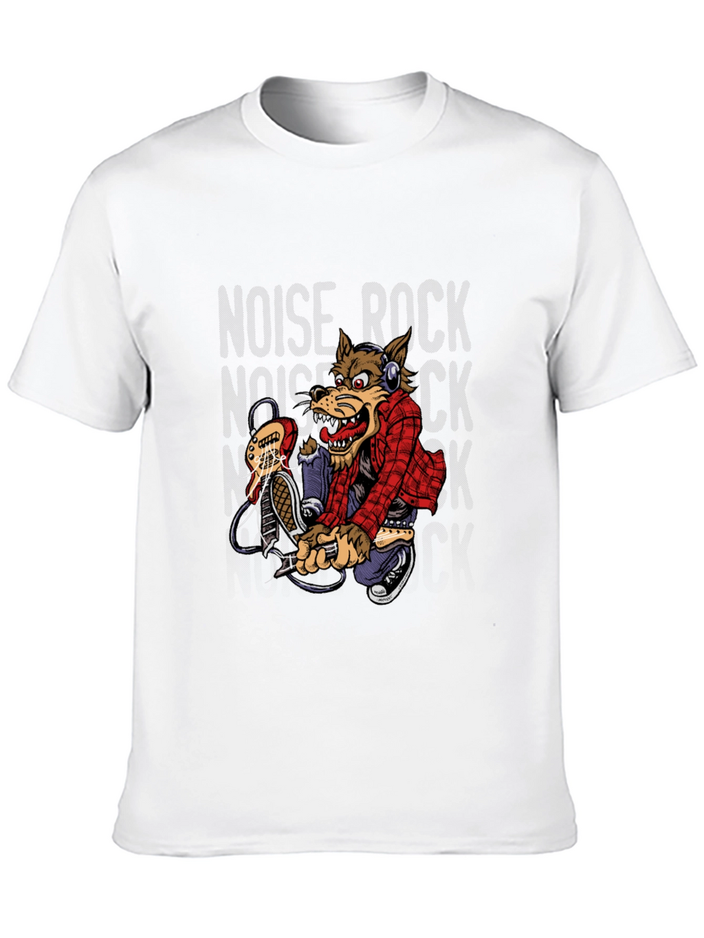 Noise Rock Wolf Graphic Tee
