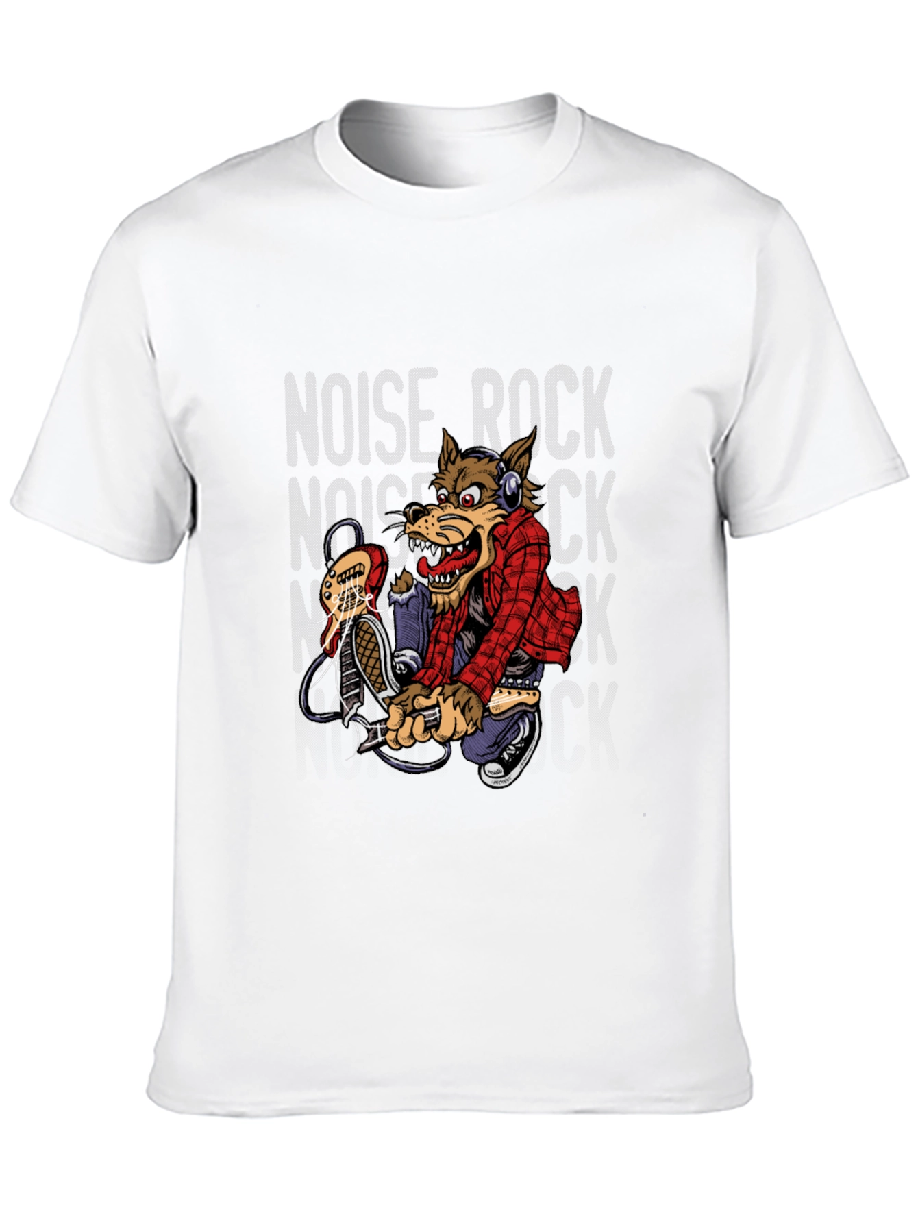 Noise Rock Wolf Graphic Tee