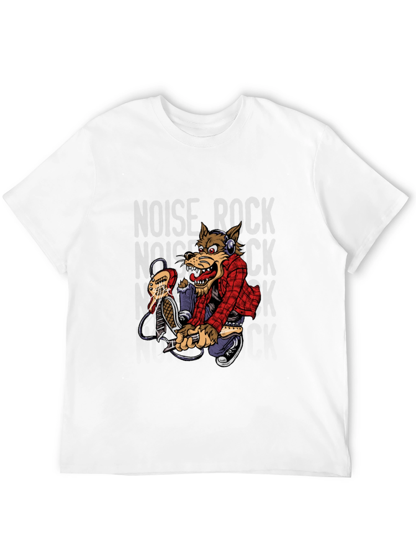Noise Rock Wolf Graphic Tee