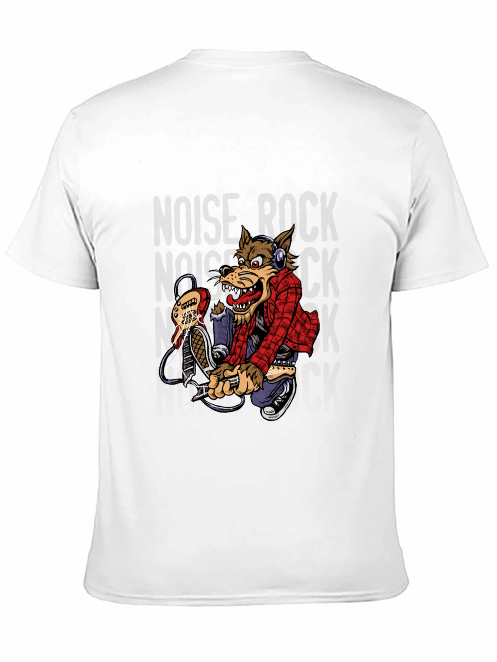 Noise Rock Wolf Graphic Tee