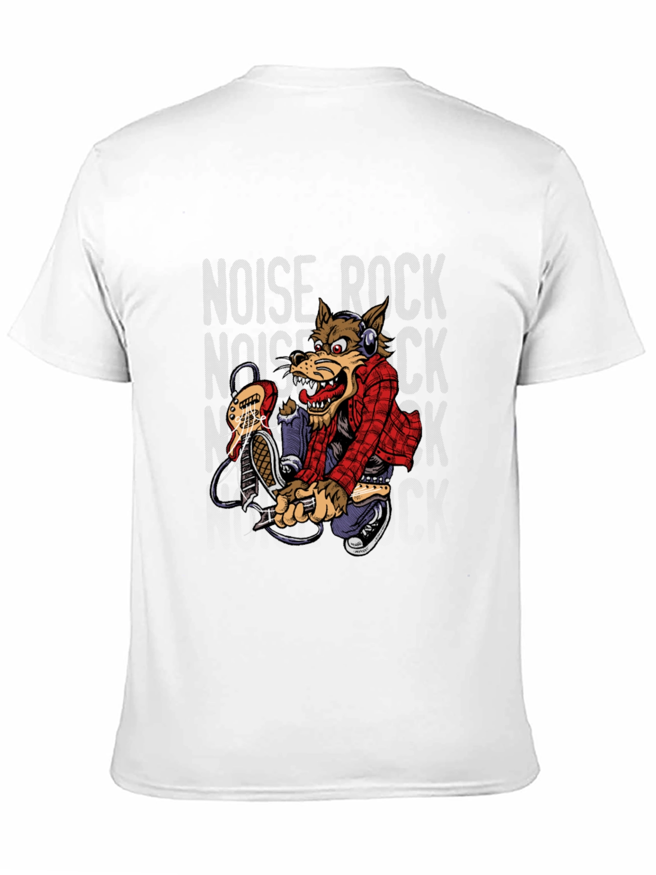 Noise Rock Wolf Graphic Tee
