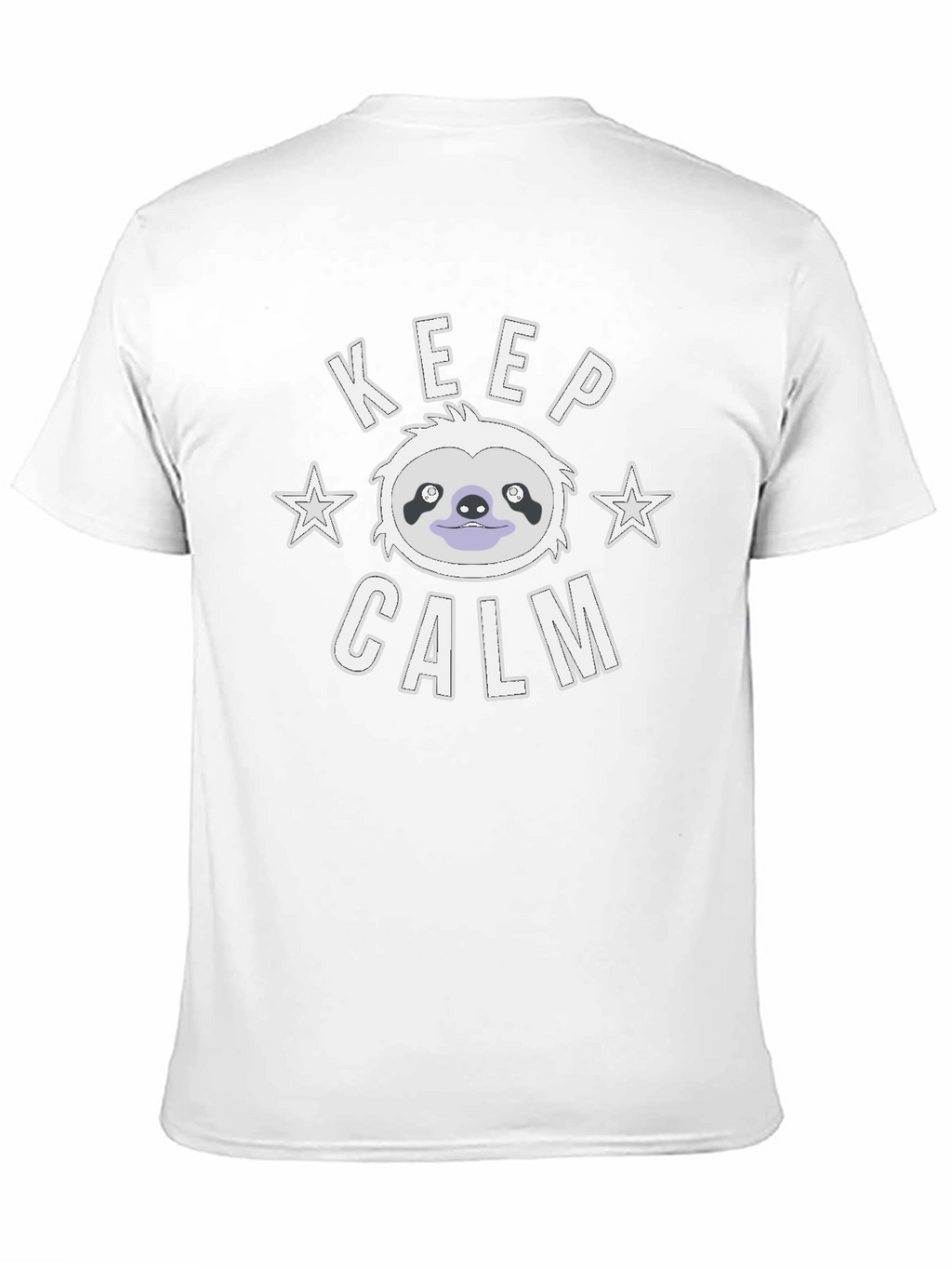 Keep Calm Sloth Graphic T-Shirt - Mens