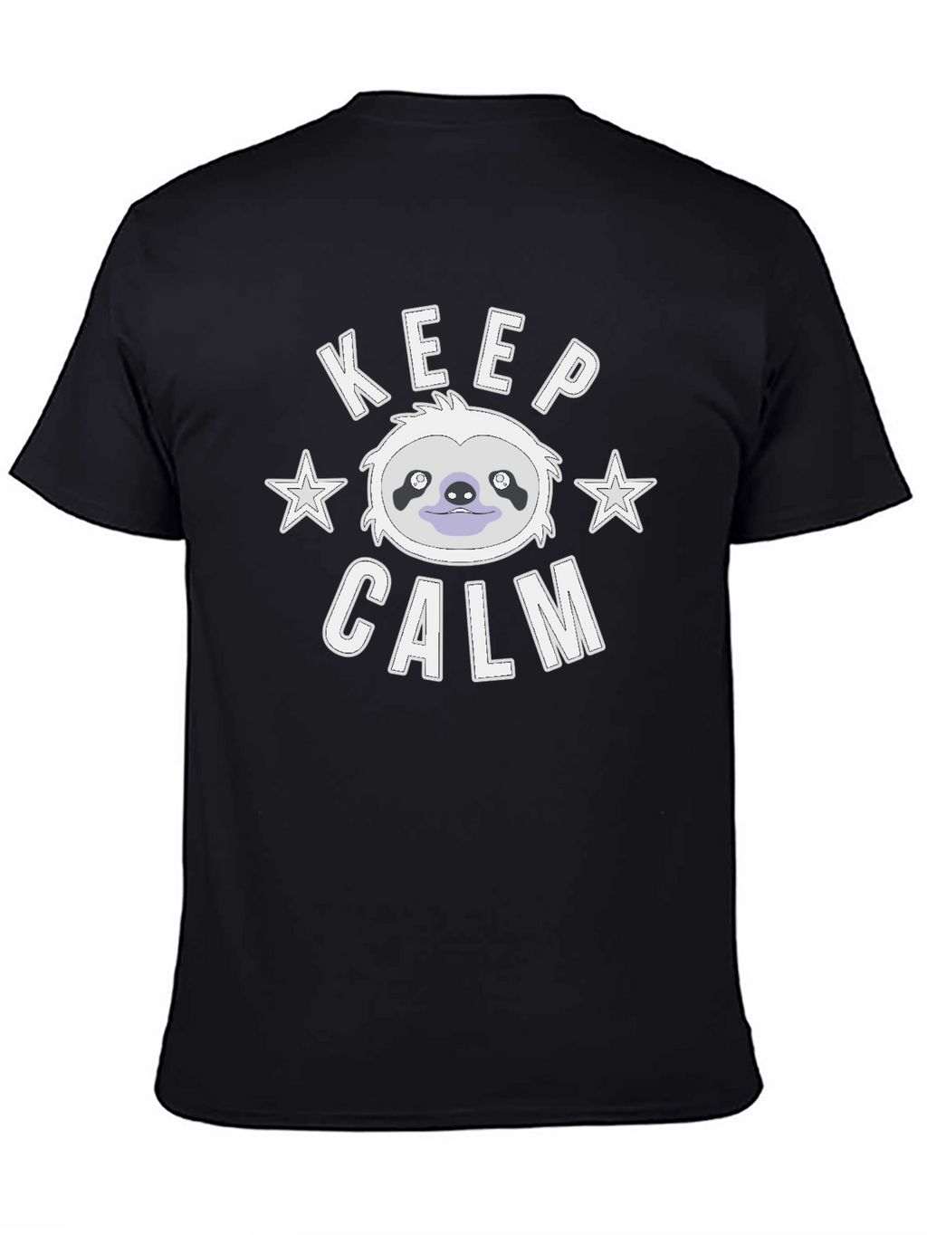 Keep Calm Sloth Graphic T-Shirt - Mens