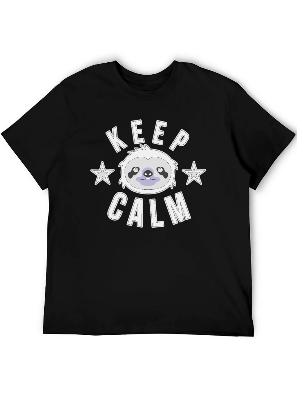 Keep Calm Sloth Graphic T-Shirt - Mens