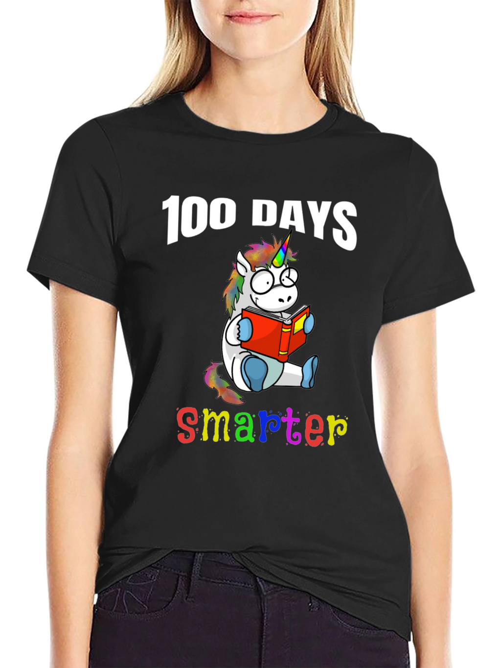 100 Days Smarter Unicorn T-Shirt