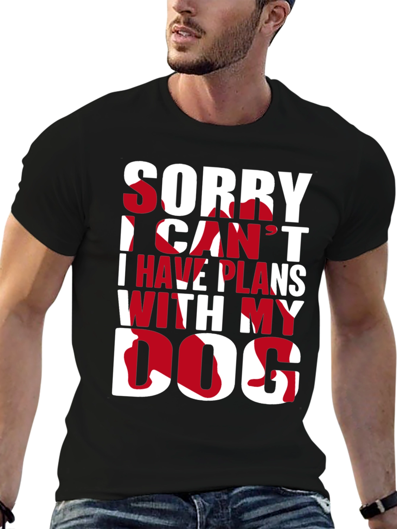 Sorry I Have Plans With My Dog Graphic Tee