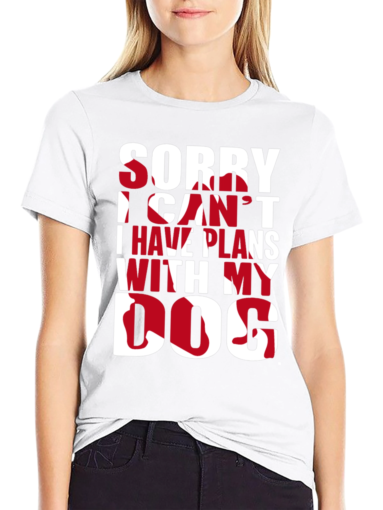Sorry I Have Plans With My Dog Graphic Tee
