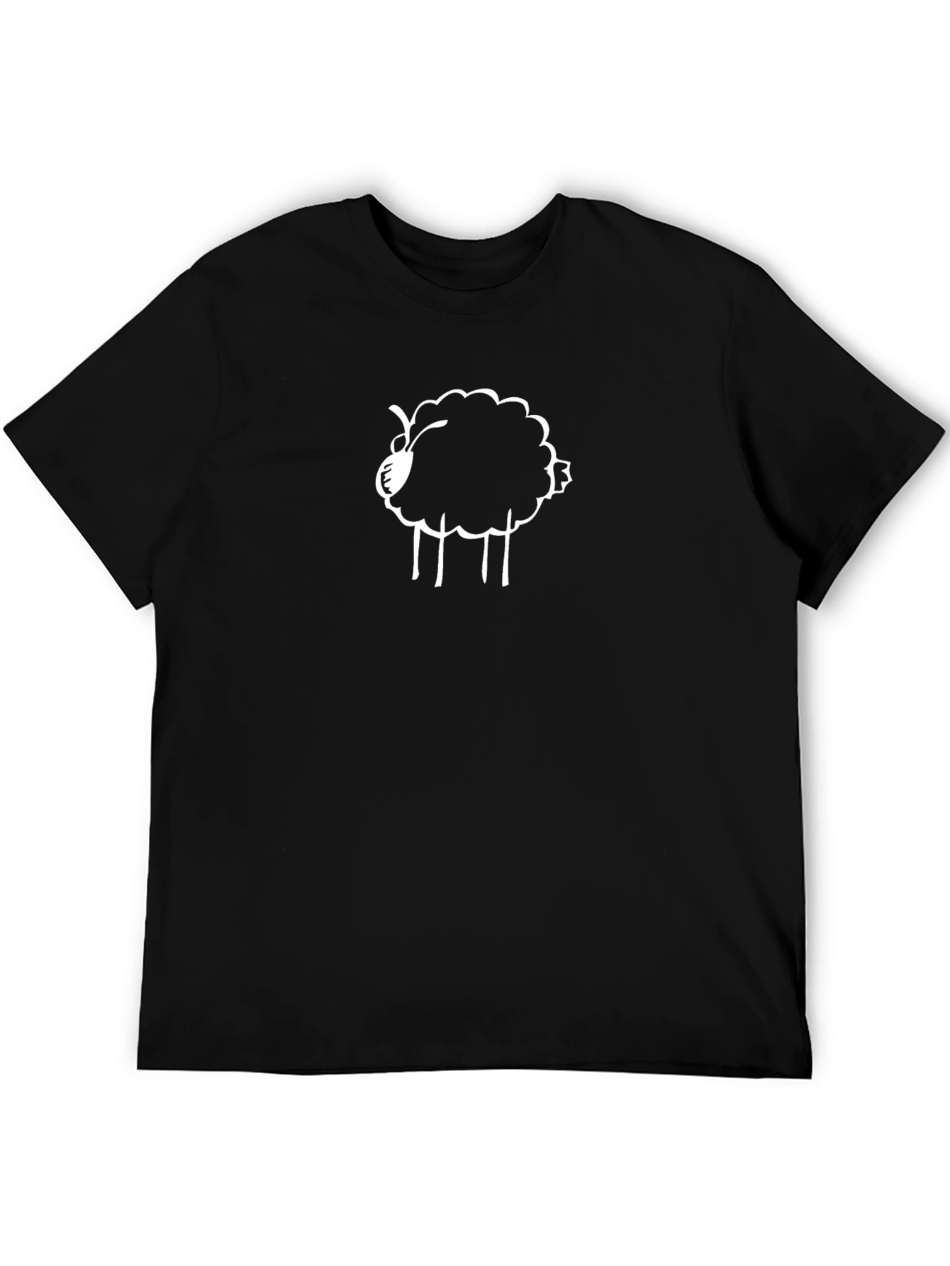 Black Sheep Tee - Quirky Graphic T-Shirt for Men