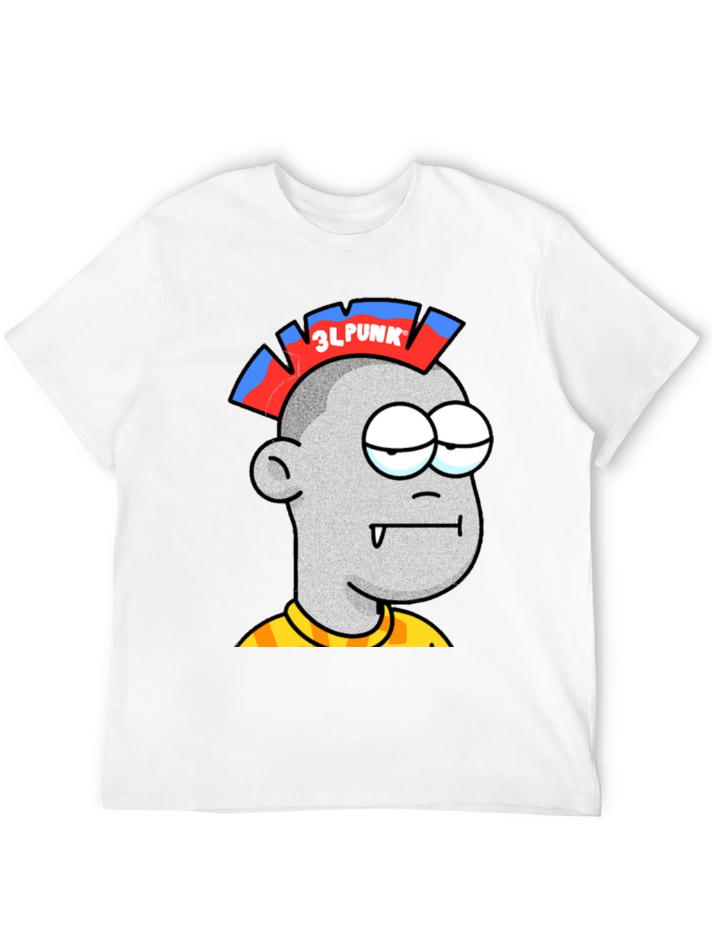 3LPUNK Cartoon Graphic T-Shirt