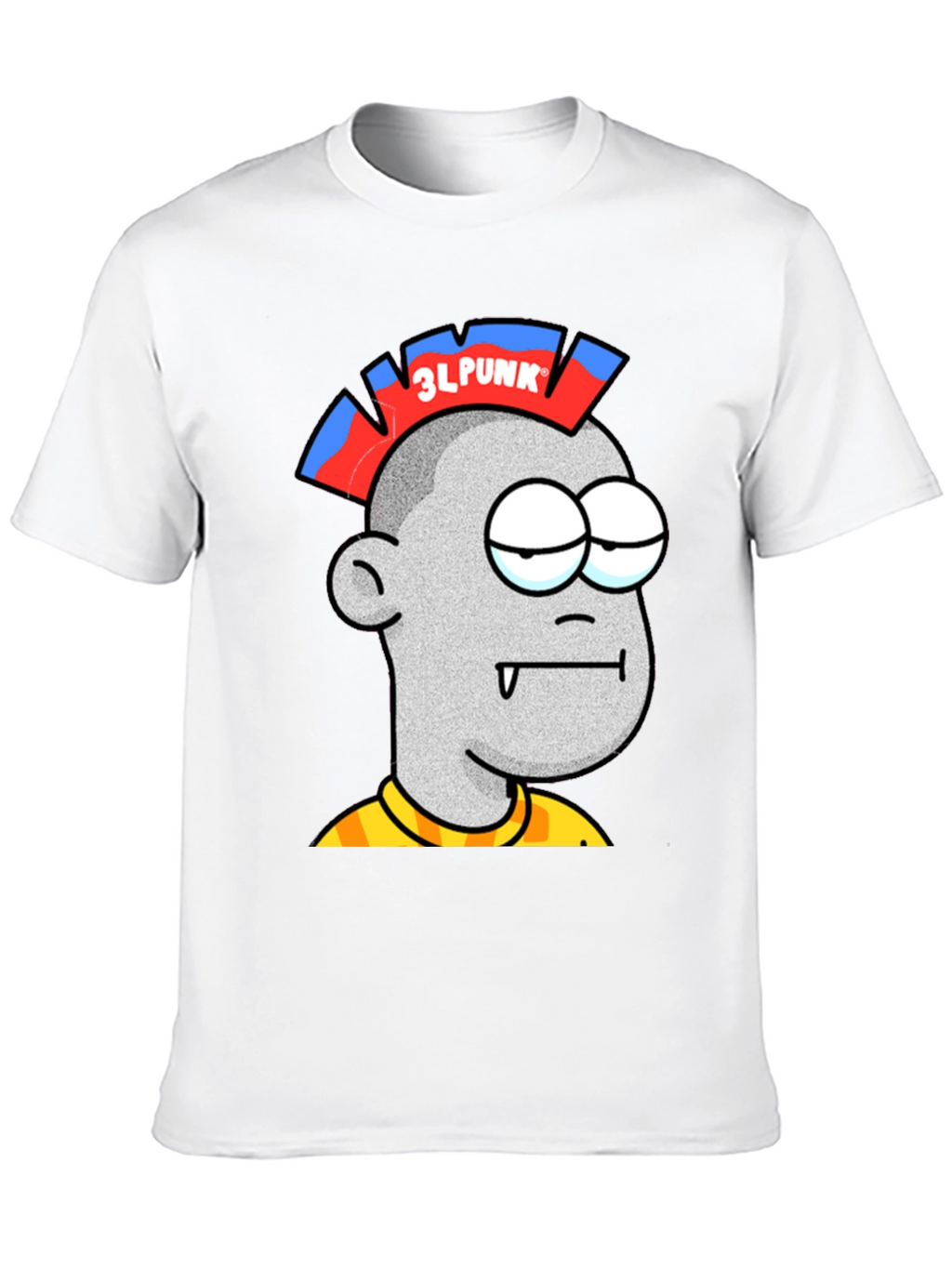 3LPUNK Cartoon Graphic T-Shirt