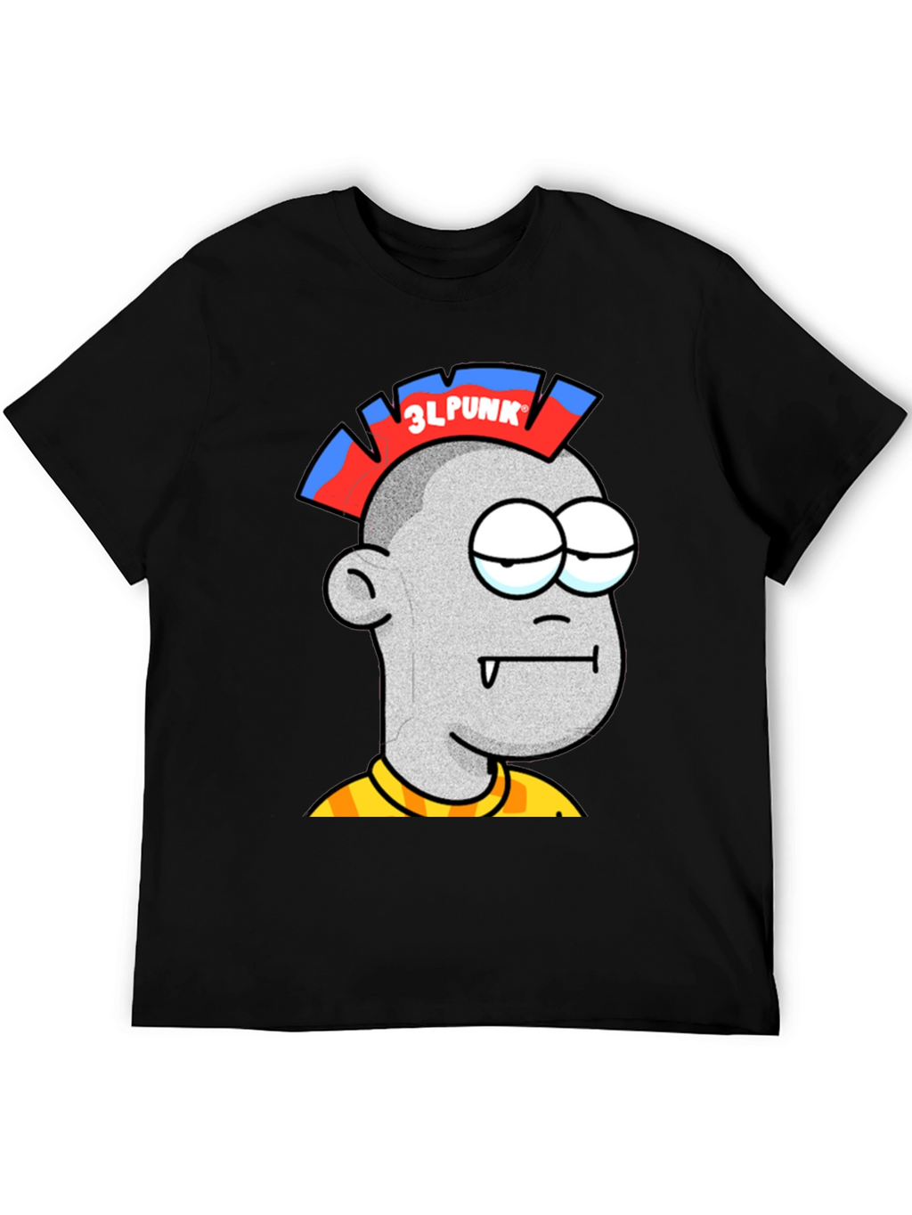 3LPUNK Cartoon Graphic T-Shirt