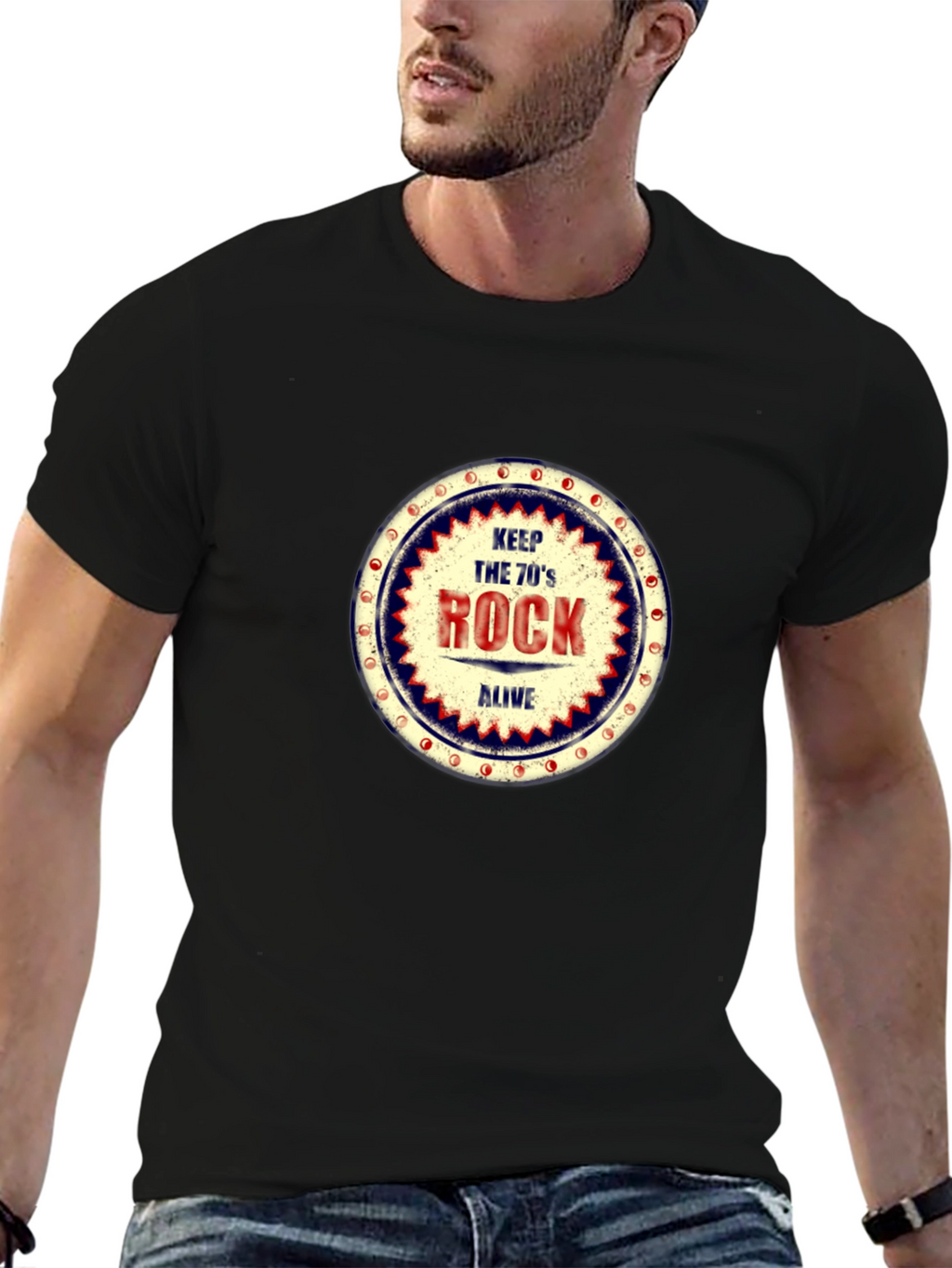 Keep The 70s Rock Alive Graphic Tee