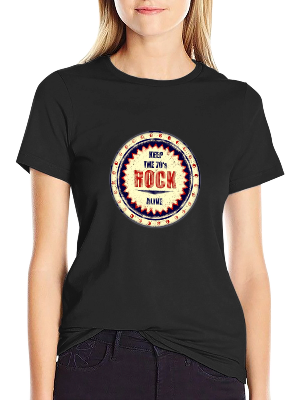 Keep The 70s Rock Alive Graphic Tee