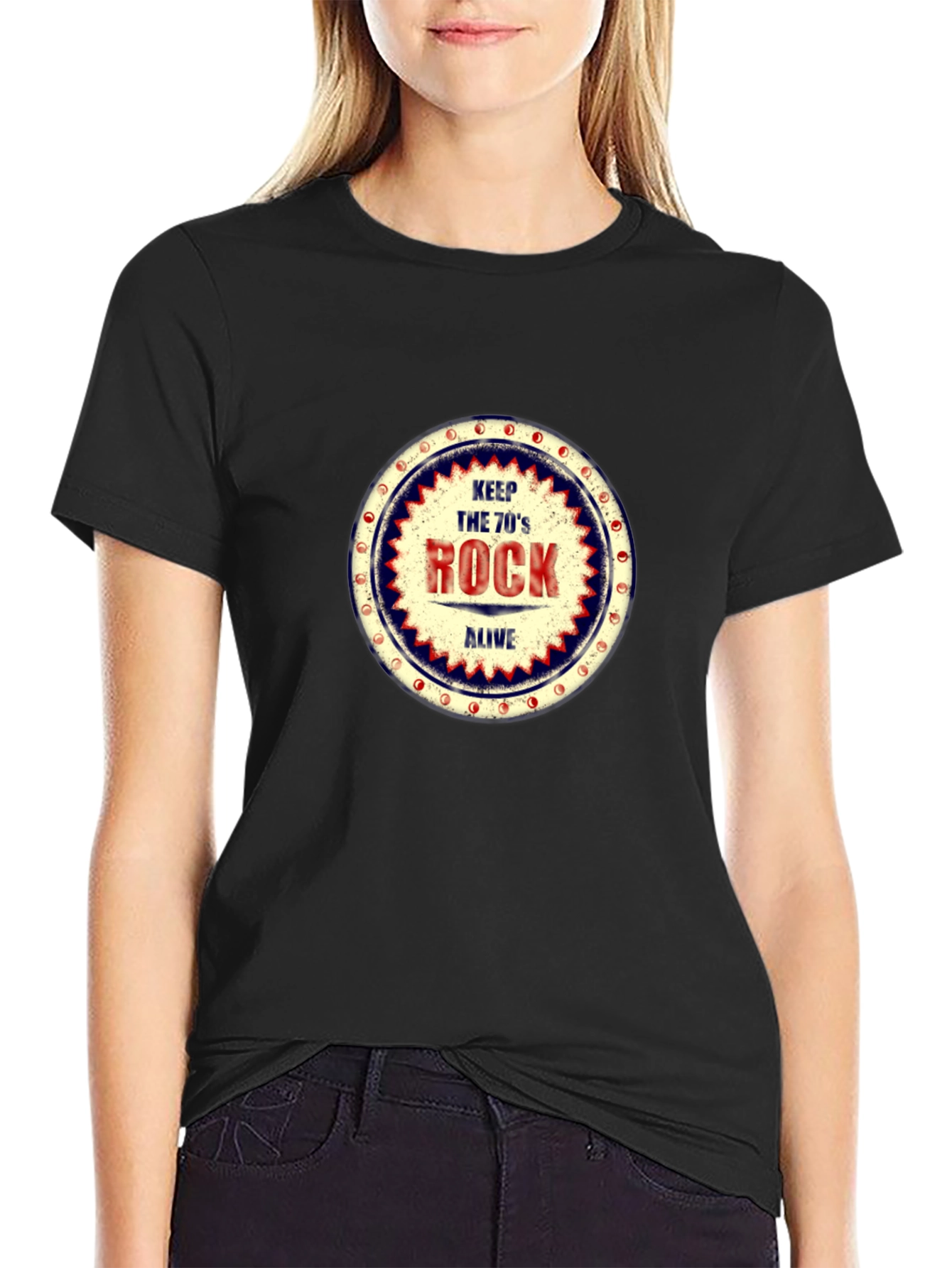 Keep The 70s Rock Alive Graphic Tee