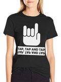 Tap Dance Hand Gesture Graphic T-Shirt