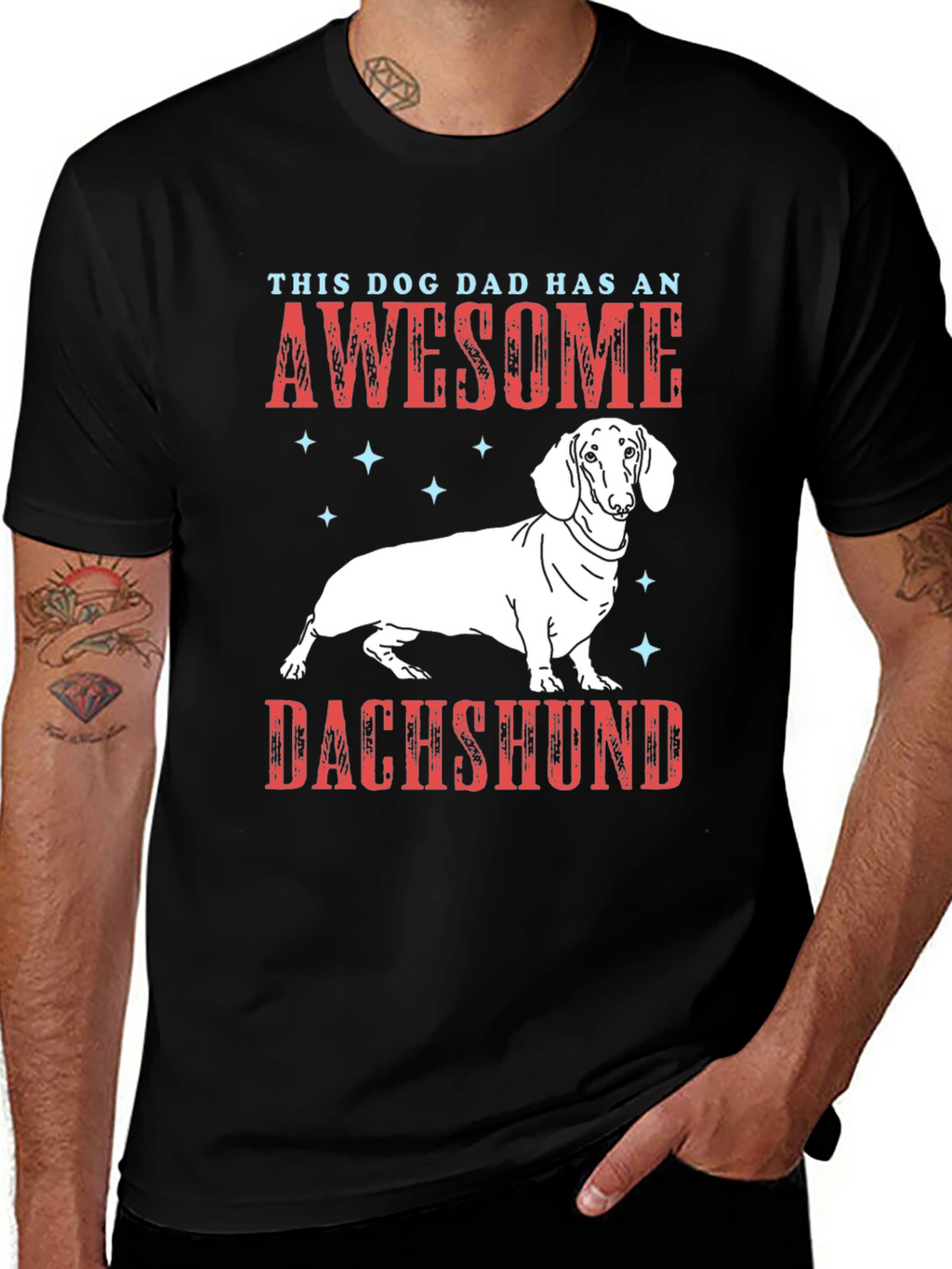 Awesome Dachshund Dad T-Shirt
