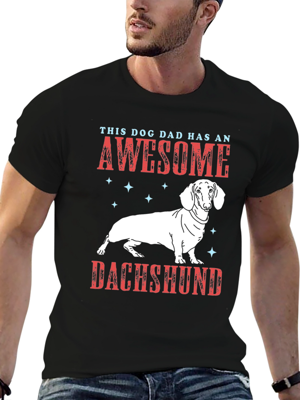 Awesome Dachshund Dad T-Shirt