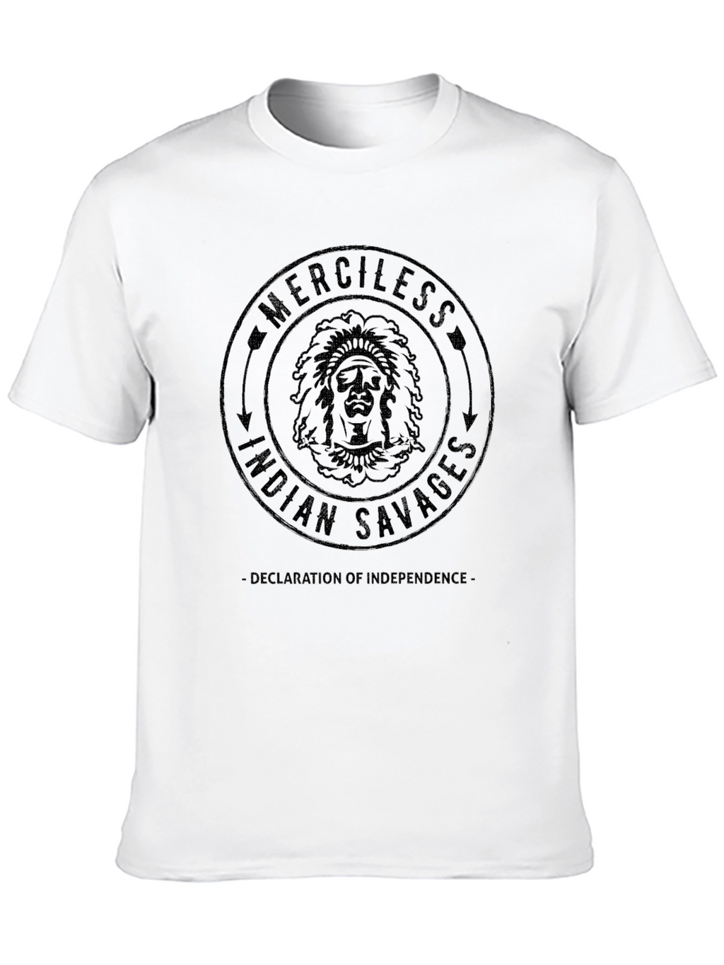 Merciless Indian Savages Graphic Tee - Black