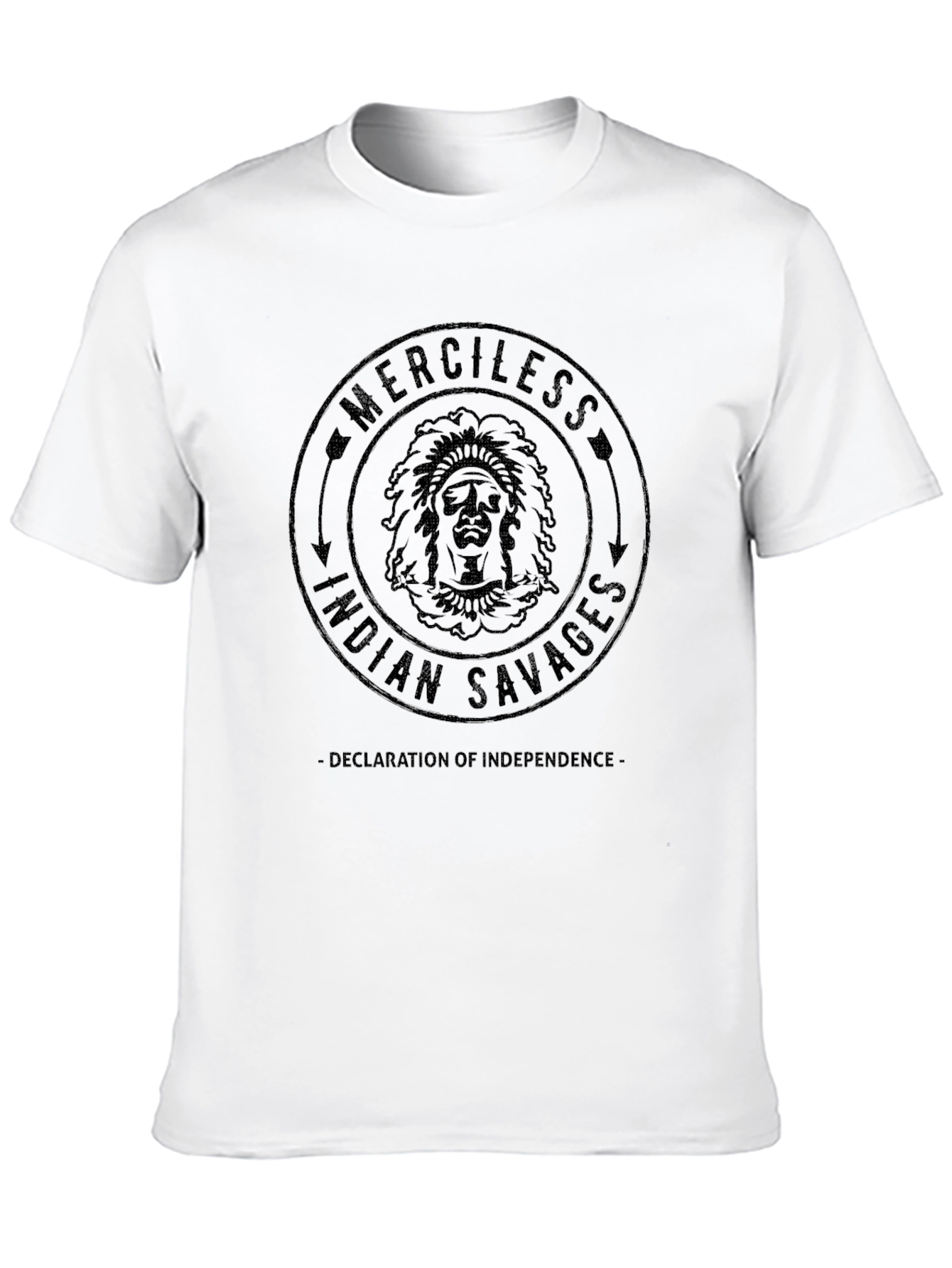 Merciless Indian Savages Graphic Tee - Black