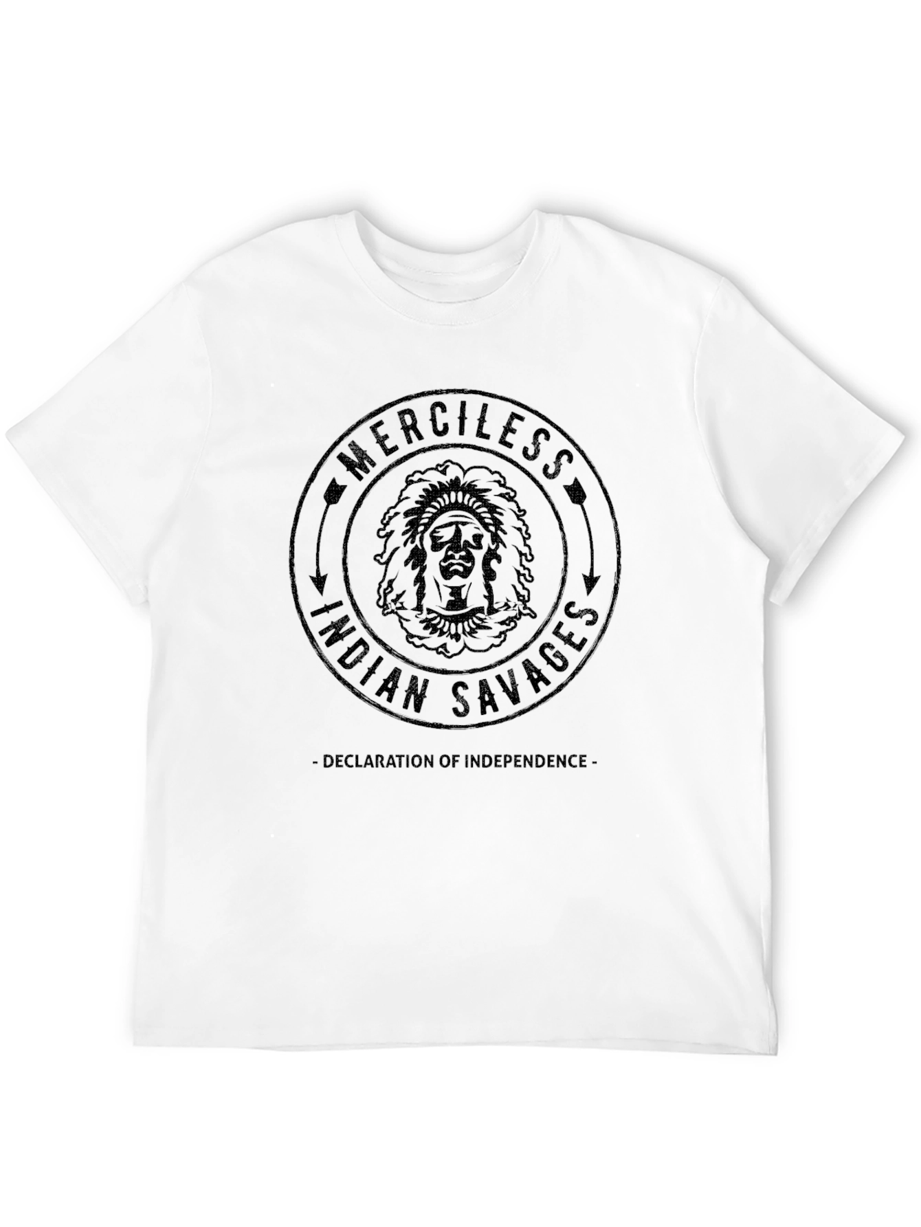 Merciless Indian Savages Graphic Tee - Black