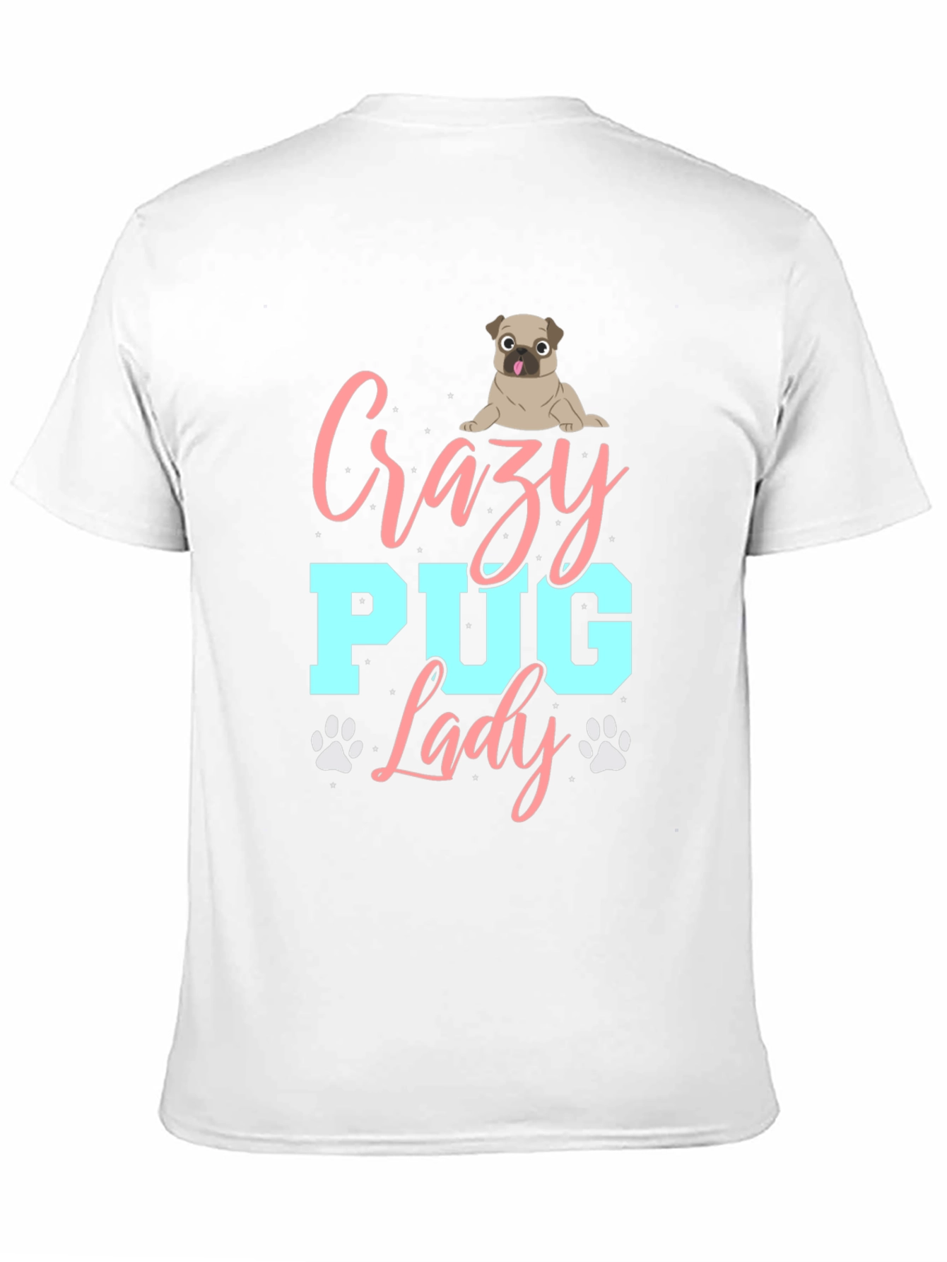 Crazy Pug Lady T-Shirt