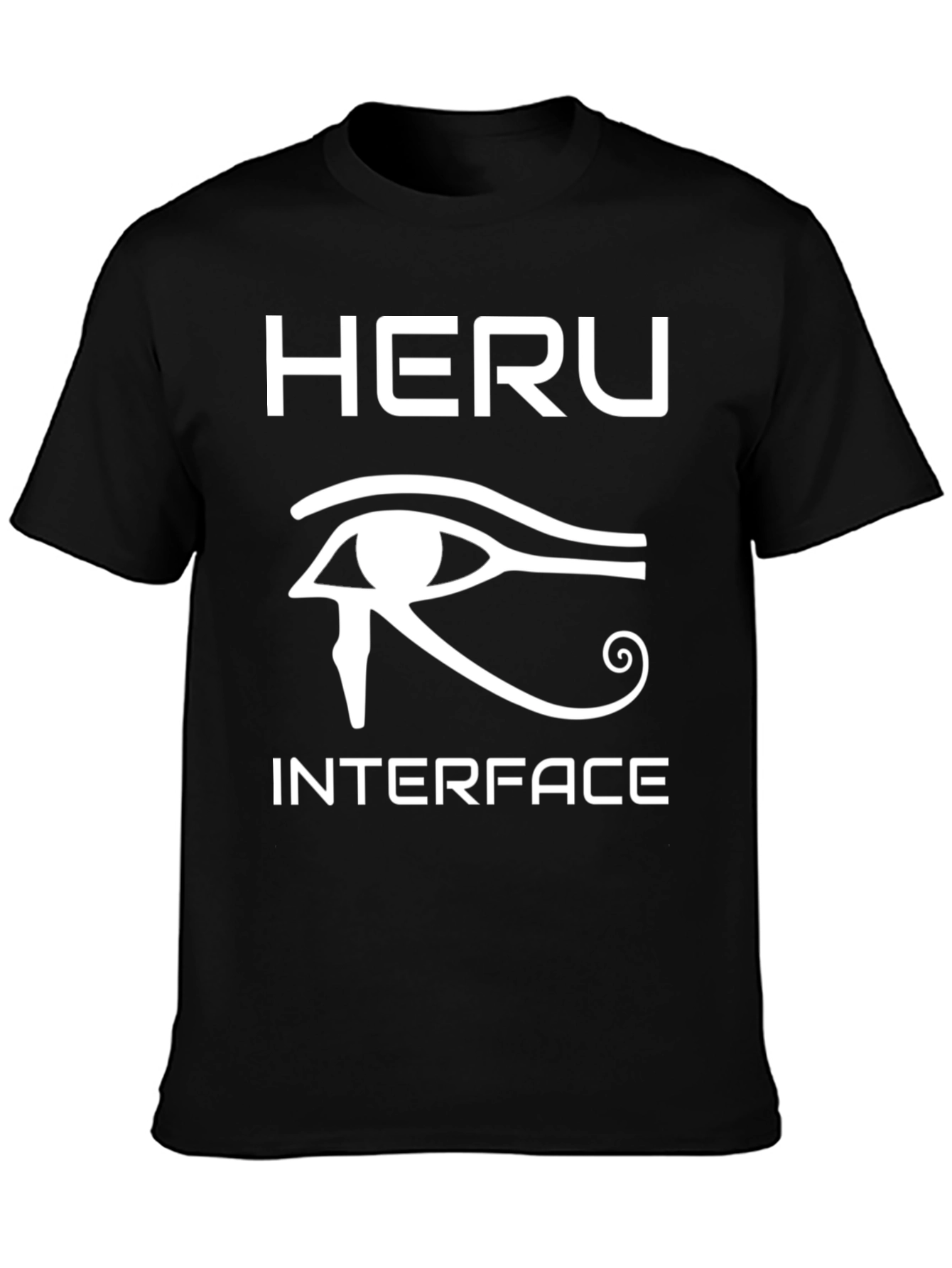 Heru Interface Graphic Tee - Eye of Horus Design