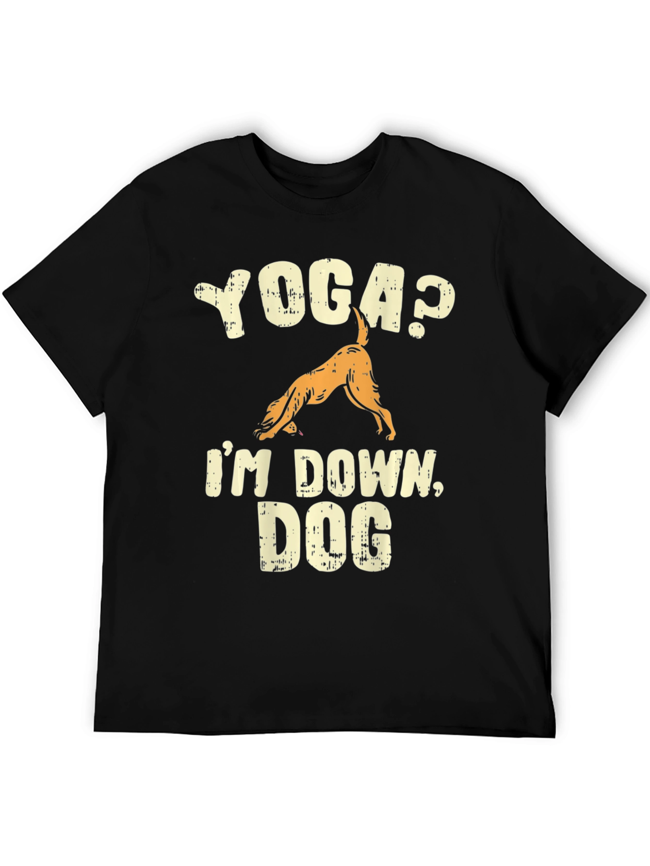 Yoga Dog T-Shirt - Downward Dog Pose Funny Tee