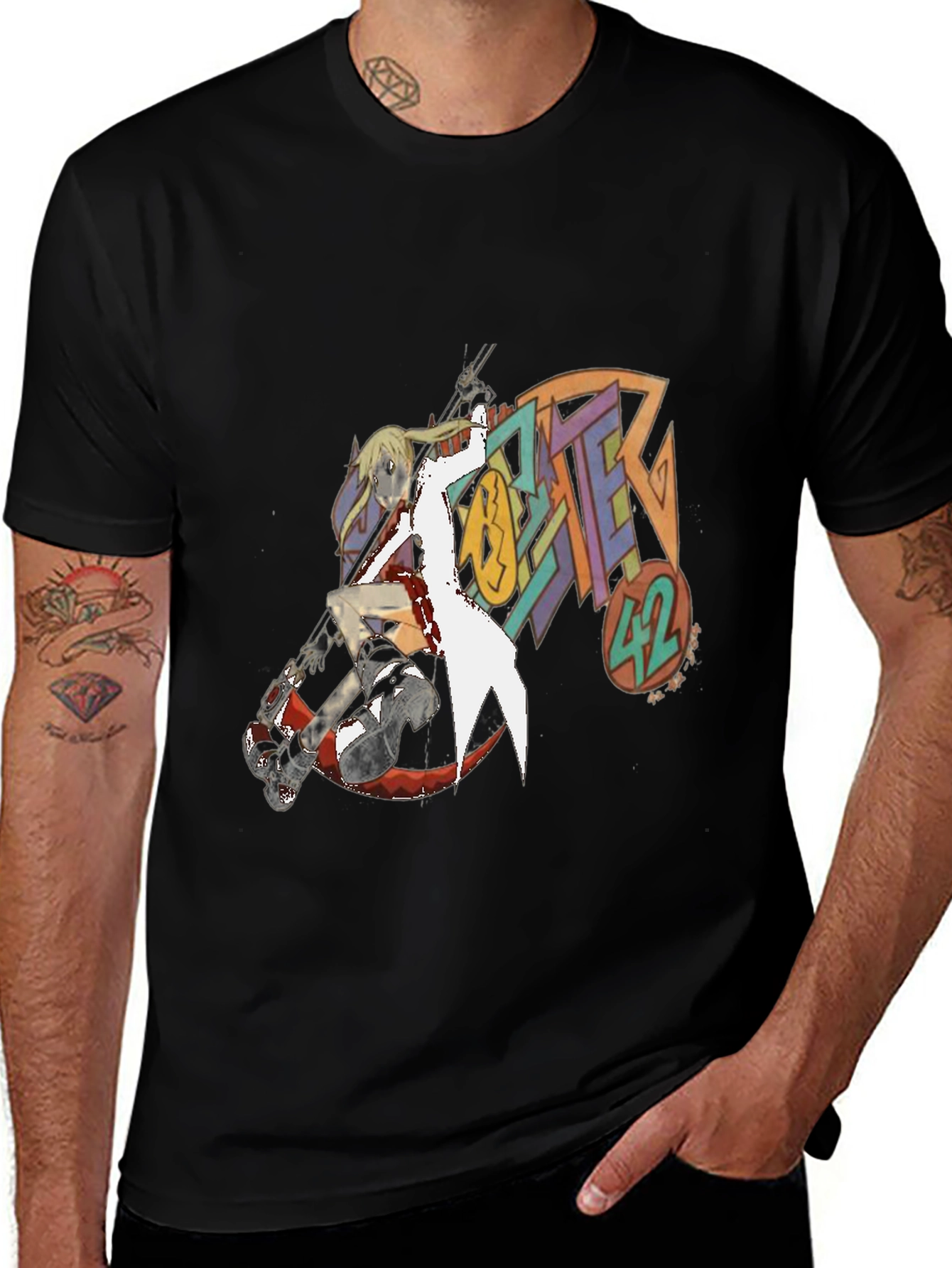 Soul Eater Graphic T-Shirt - Black Cotton Tee