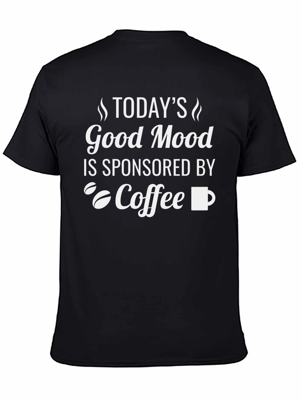 Good Mood Coffee Graphic Tee - Black Unisex