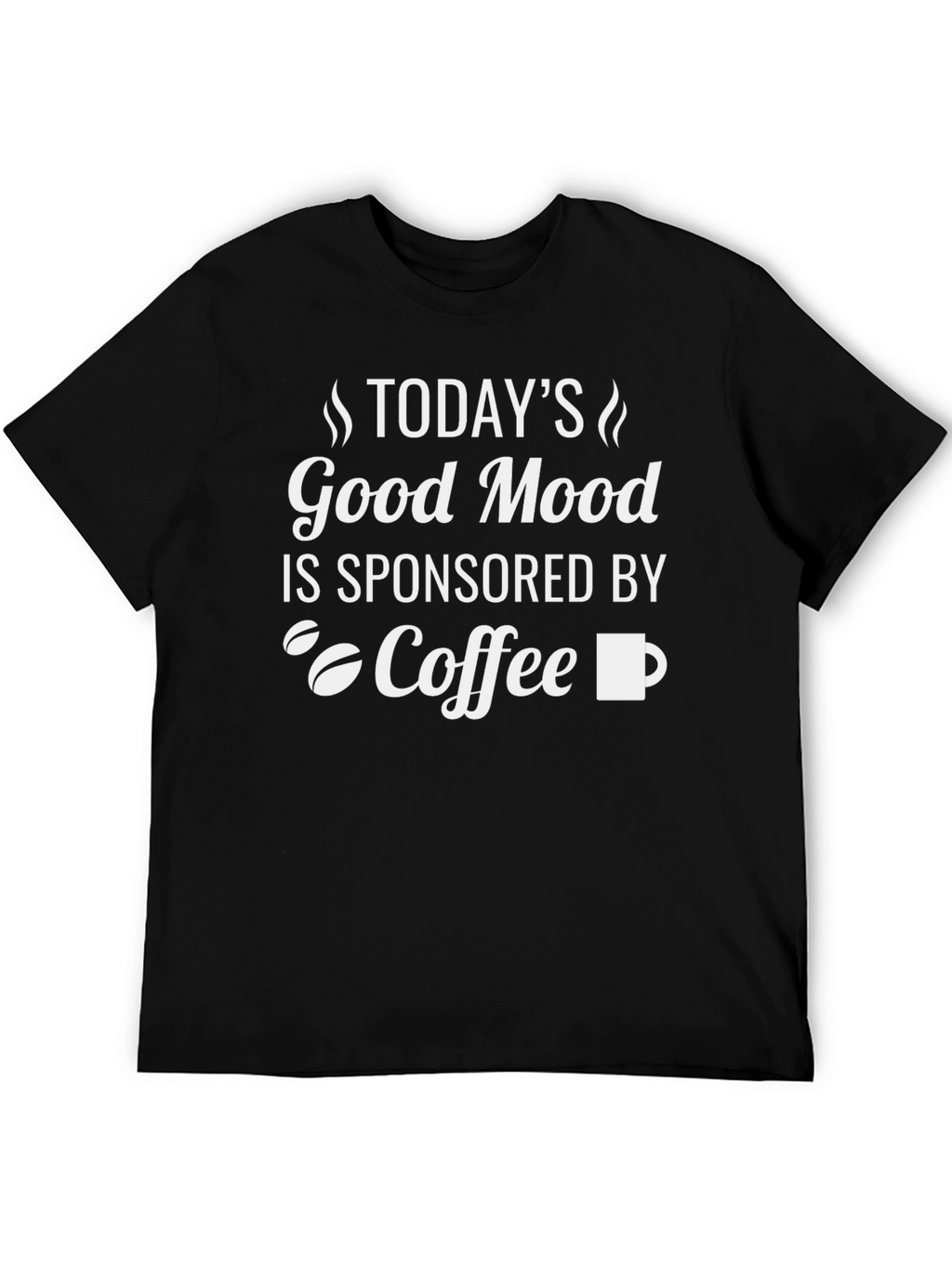 Good Mood Coffee Graphic Tee - Black Unisex
