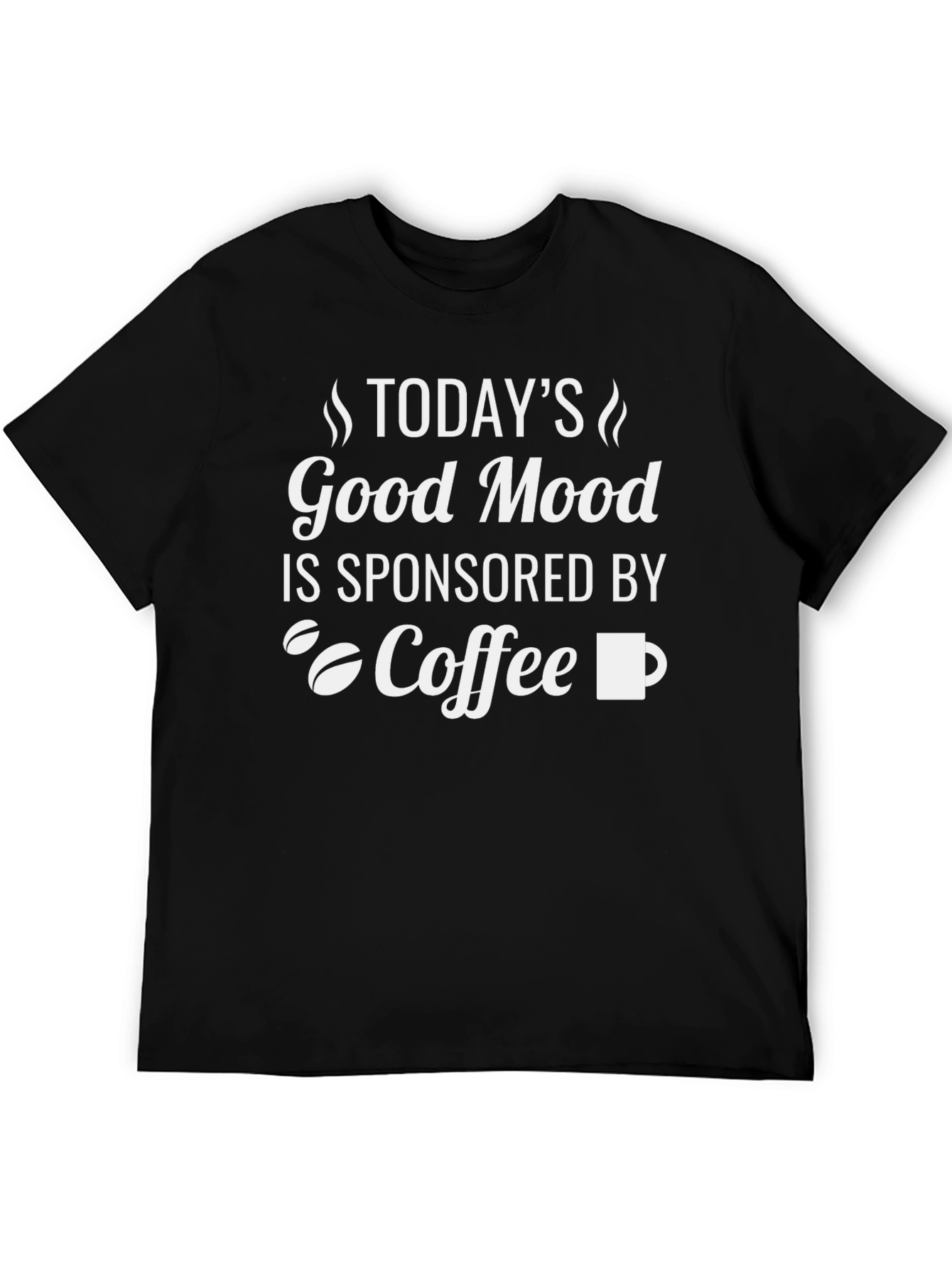 Good Mood Coffee Graphic Tee - Black Unisex